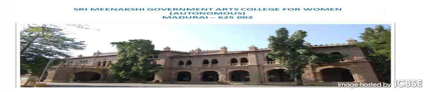 (SMGACW) Sri Meenakshi Government Arts College for Women