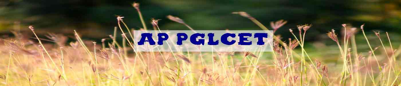 AP PGLCET 2026 AP PGLCET 2026