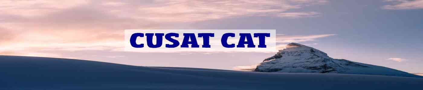 CUSAT CAT 2026