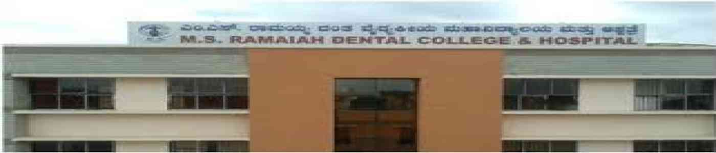 (MSRDC) M S Ramaiah Dental College & Hospital (MSRDC) M S Ramaiah Dental College & Hospital