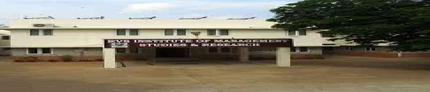 (RVSIMSR) RVS Institute of Management Studies & Research (RVSIMSR) RVS Institute of Management Studies & Research