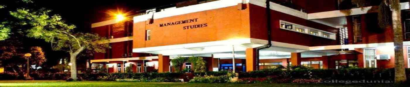 (FMS) Faculty of Management Studies, Delhi (FMS) Faculty of Management Studies, Delhi