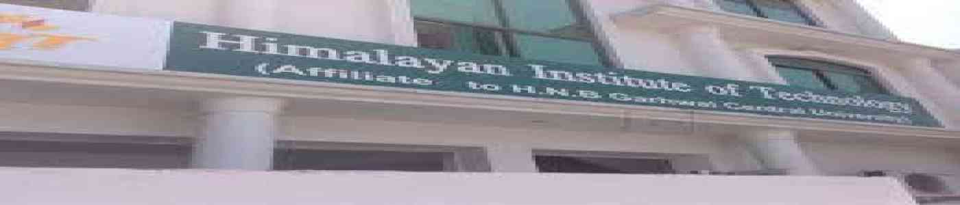 (HIT) Himalayan Institute of Technology (HIT) Himalayan Institute of Technology