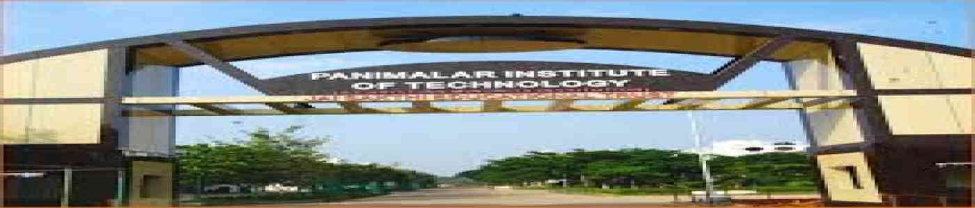 (PIT) Panimalar Institute of Technology (PIT) Panimalar Institute of Technology