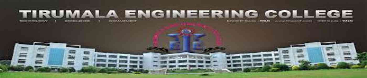 (TEC) Tirumala Engineering College (TEC) Tirumala Engineering College