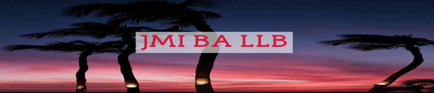 JMI BA LLB 2026 JMI BA LLB 2026