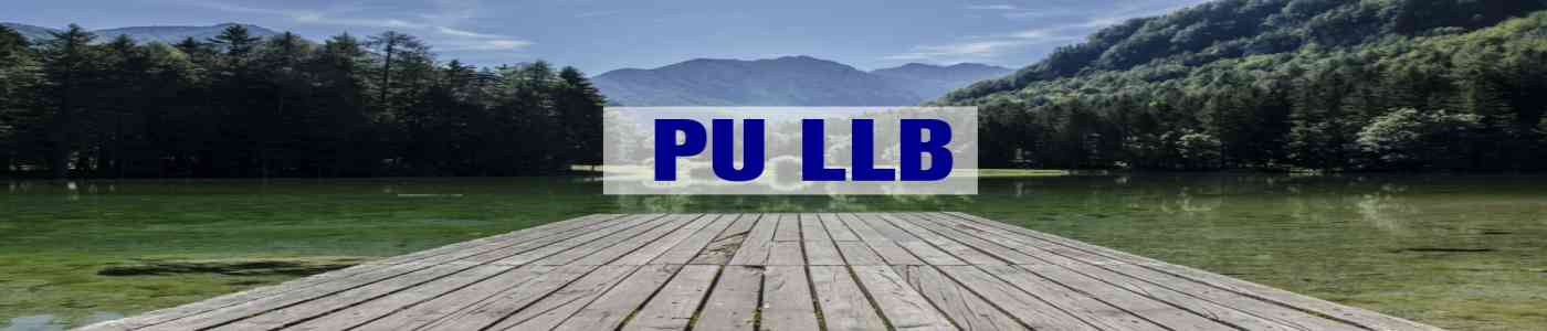 PU LLB 2026 PU LLB 2026