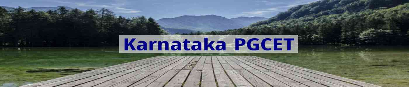 Karnataka PGCET 2026 Karnataka PGCET 2026
