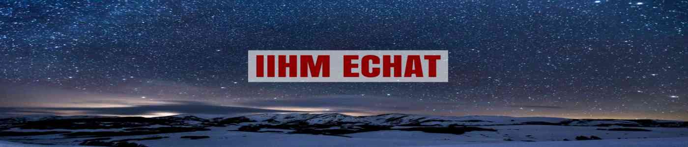 IIHM eCHAT 2026 IIHM eCHAT 2026