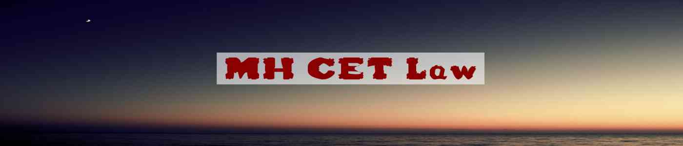 MH CET LAW 2026 MH CET LAW 2026