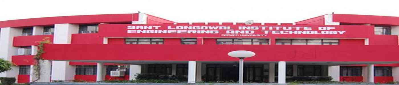 Sant Longowal Institute of Engineering & Technology Sant Longowal Institute of Engineering & Technology