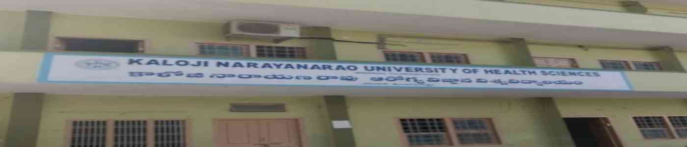 Kaloji Narayana Rao University of Health Sciences (KNRUHS) Kaloji Narayana Rao University of Health Sciences (KNRUHS)