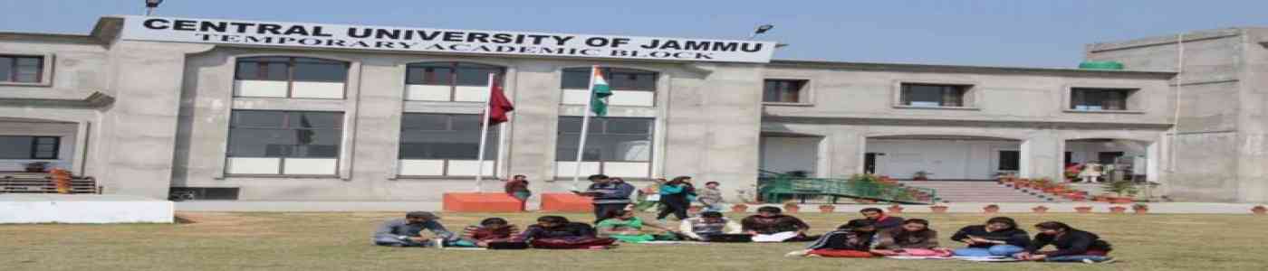 Central University Of Jammu Central University Of Jammu